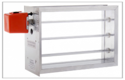 ZDS – Side Mount Rectangular Spring Return Zone Damper Демпфер_прямоугольный