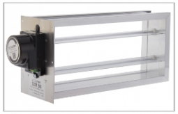 ZDSM – Side Mount Rectangular Power Open/Close демпфер_обходной