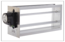 ZDSM – Side Mount Rectangular Power Open/Close Демпфер_прямоугольный